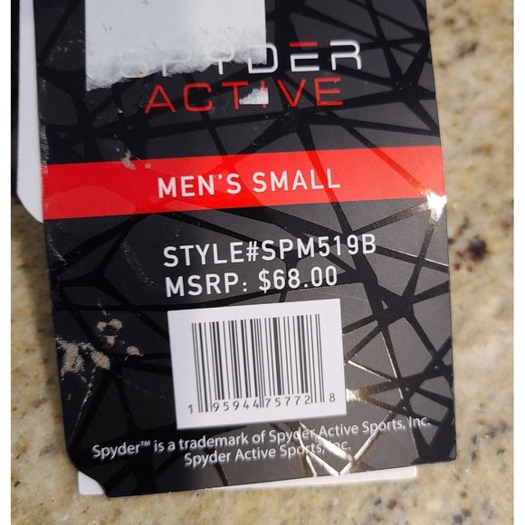 New Size Small Spyder Active Proweb Soft Shell Shorts Gray Drawstring - Picture 5 of 12